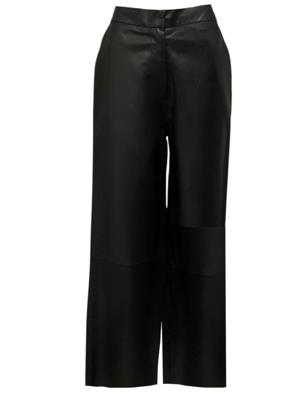 LAMARQUE BLACK YAREN LAMB LEATHER PANTS